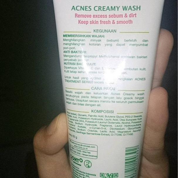 Acnes Creamy Wash 100g | Gentle Anti-Acne Cleanser for Clear & Healthy Skin
