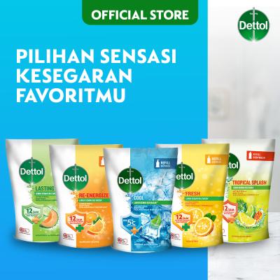 Dettol Antibacterial Body Wash – Cool Refill 370g | Long-Lasting Germ Protection with Icy Menthol Freshness | Clean, Cool & Confident Skin