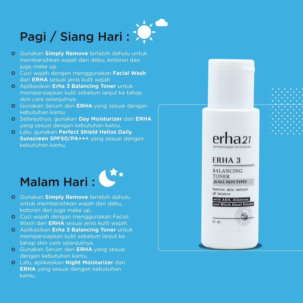 Erha Twin Flame VP Erha 3 Balancing Toner (2X) - Paket Toner Wajah