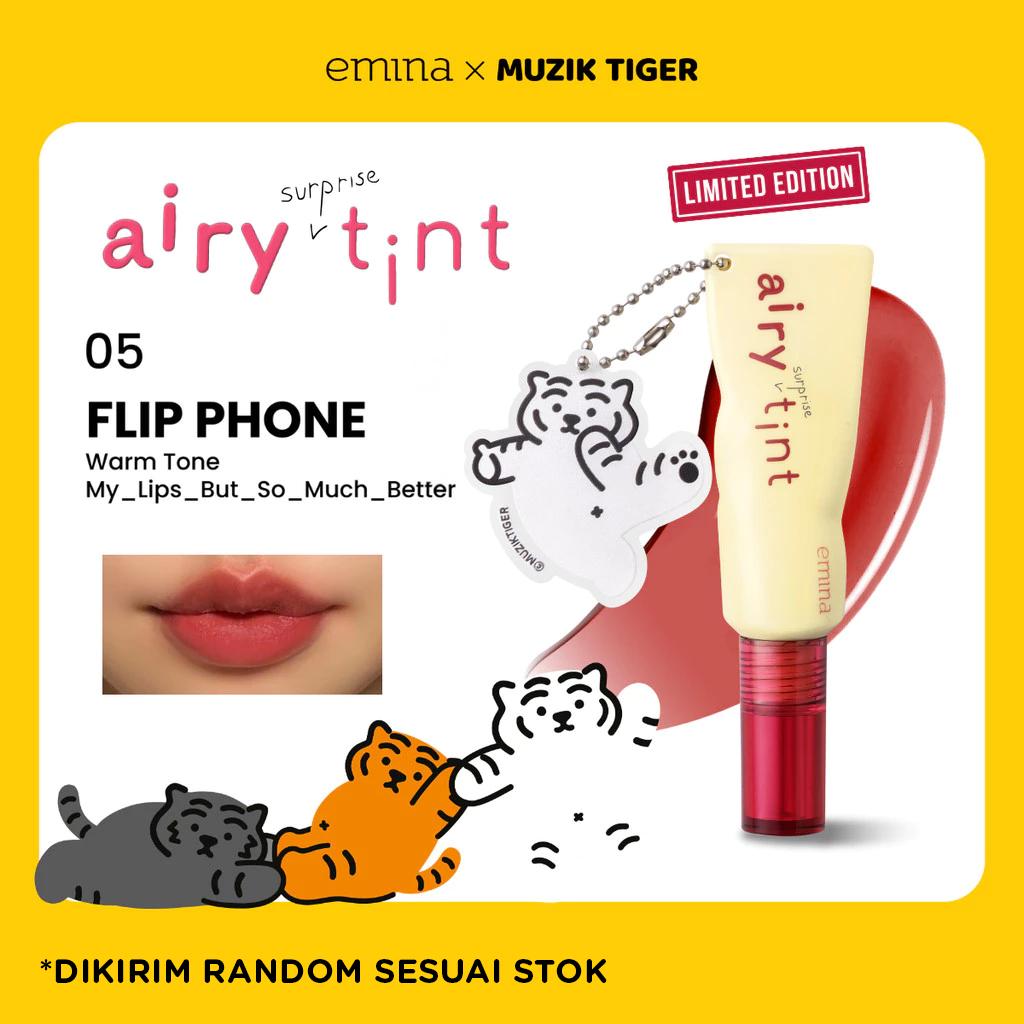 EMINA Airy Surprise Tint 3g | Lip Tint Ringan & Tahan Lama | Serba Ada