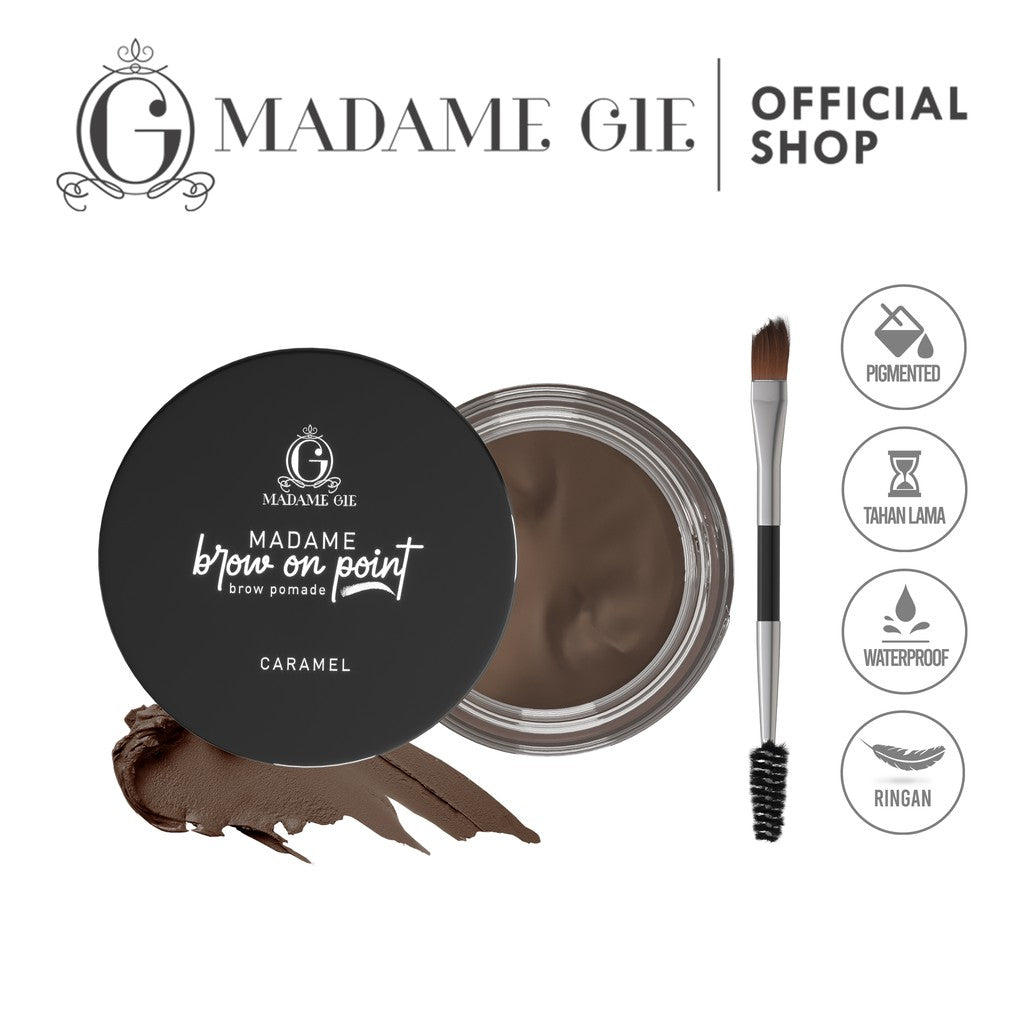 Madame Gie Madame Brow On Point – Make Up Eyebrow Pomade Cream Pensil Alis Water proof