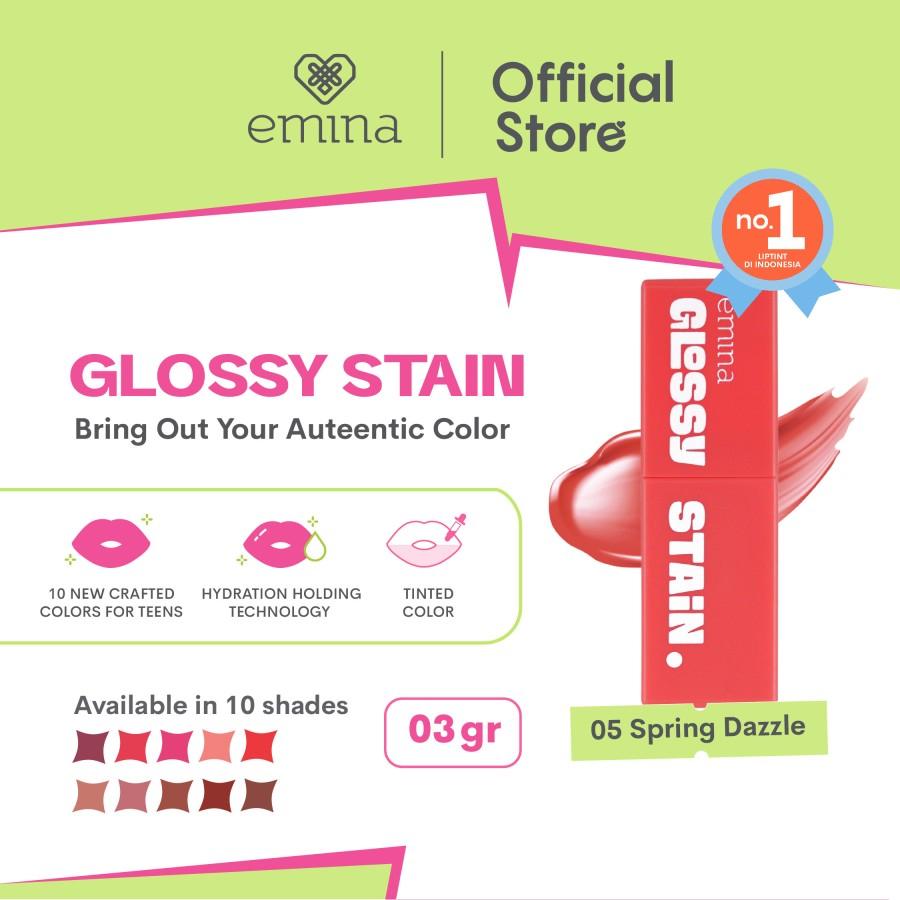 EMINA - Glossy Stain | Lightweight Long Lasting Lip Stain