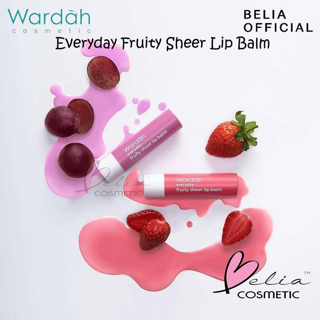 WARDAH Fruity Sheer Lip Balm & Lip Nutrition – Moisturizing Lip Care | Daily Lip Hydration