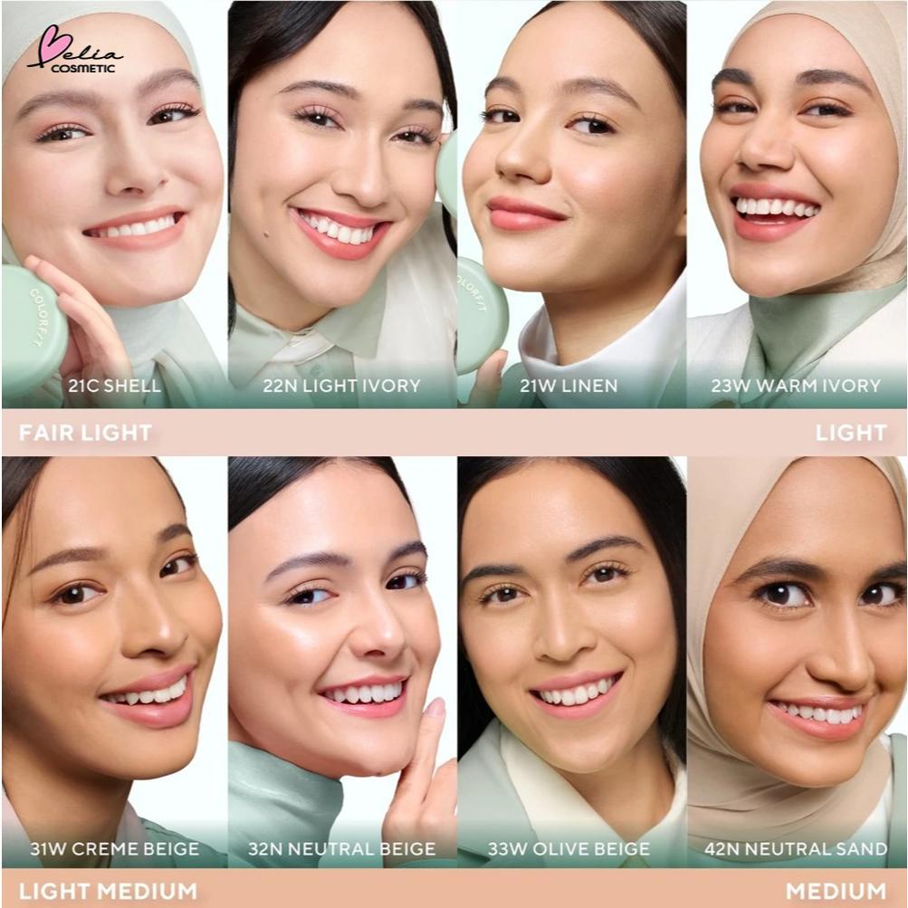 WARDAH Colorfit 5D Blur Cloud Cushion – Matte Finish | SPF 50 PA+ | CICA & Nano-Hyaluron