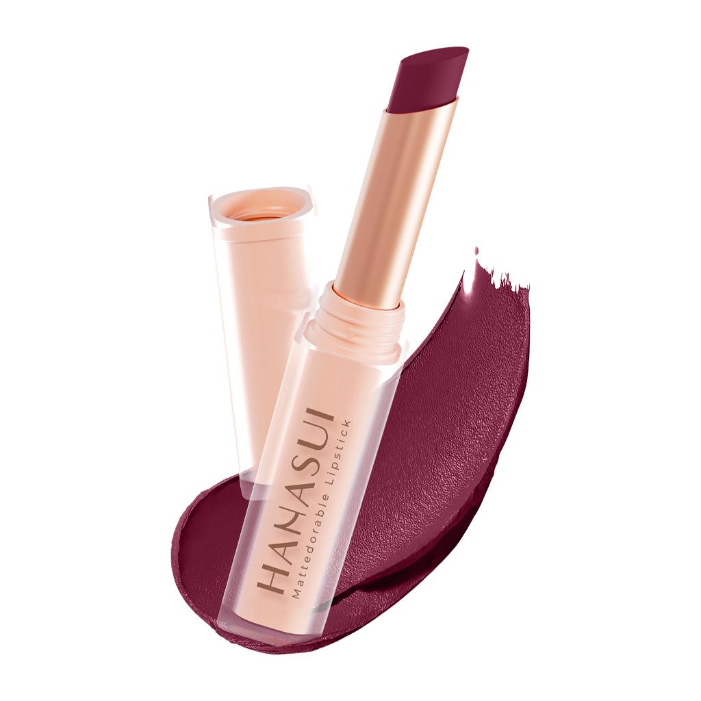 HANASUI Mattedorable Matte Lipstick 2g - Moisturizing & Smudge-Resistant Formula for Smooth Application