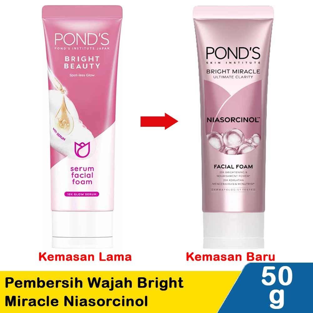 POND'S Bright Miracle Whip Collagen Foam Cleanser with Niasorcinol - Deep Pore Clean & Glowing Skin 100g