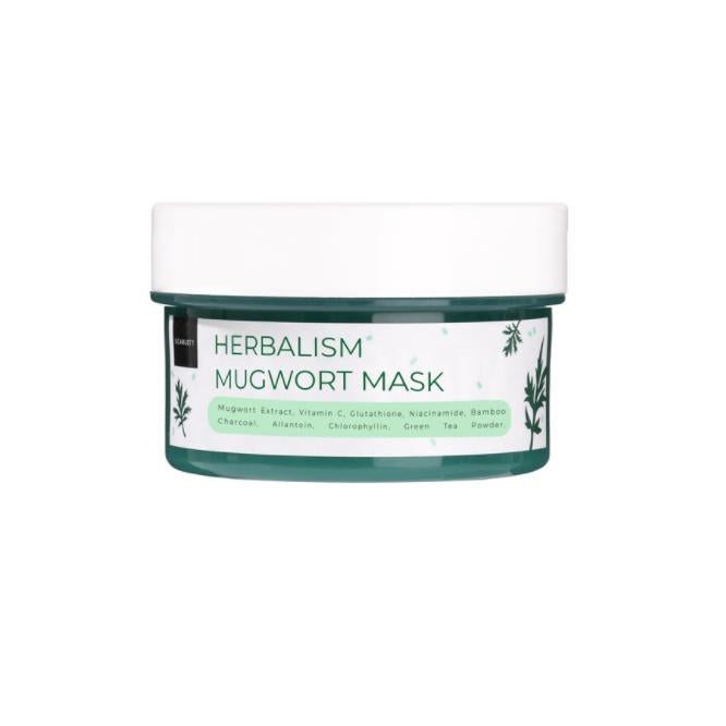 Scarlett Whitening Face Mask - Herbalism Mugwort & Soothing Gel for Seriously Soothing Skin Care