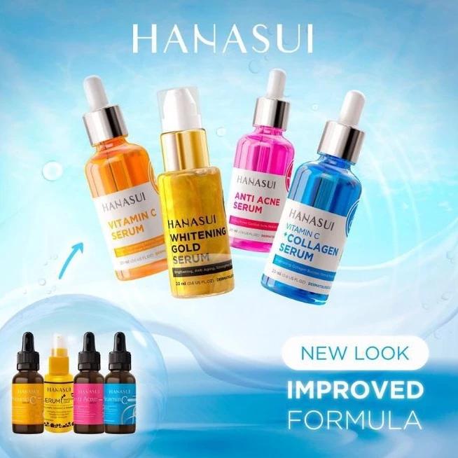 HANASUI Power Serum & Lip Serum | Targeted Care for Acne, Brightening, Vitamin C & More