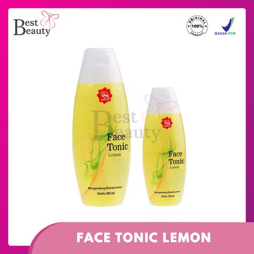 Viva Face Tonic Lemon 100ml - Refreshing Toner for Oily & Acne Skin with Lemon Extract - Legendary Product for Pre-wash Stain Treatment - 100ml Bottle