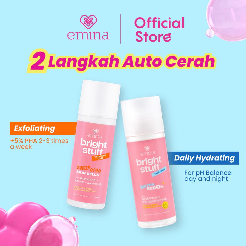 Emina Bright Stuff Exfoliating Toner 100 ml