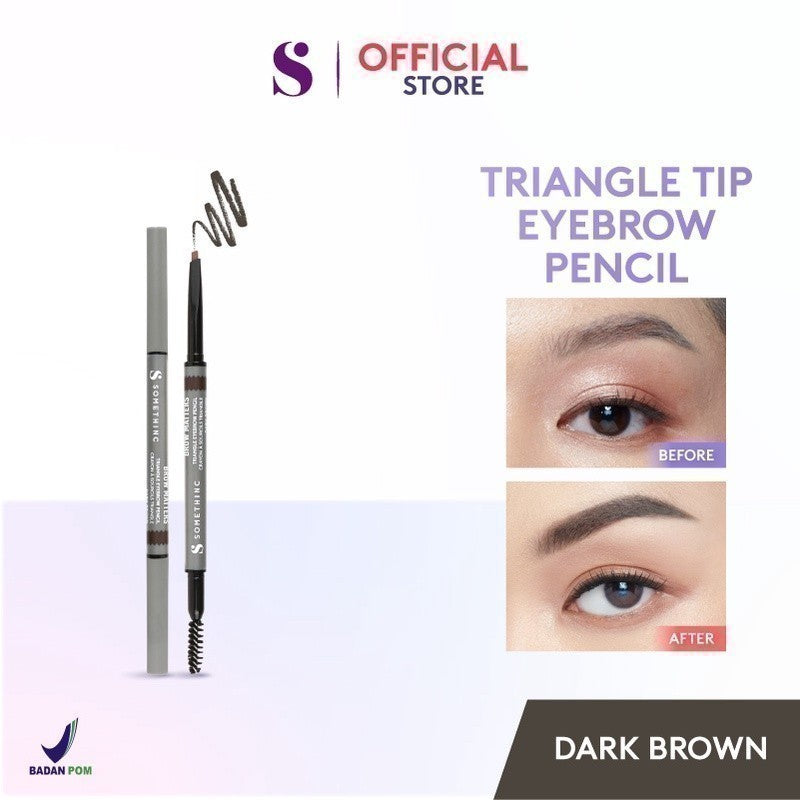 SOMETHINC Brow Filler Slim Retractable Eyebrow - Pensil Alis Mekanik Tip Segitiga