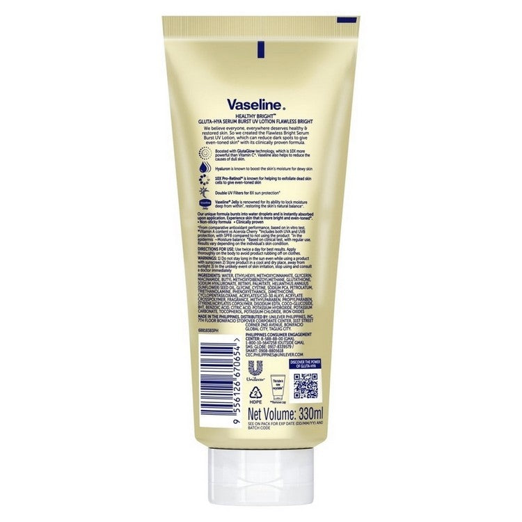 VASELINE Gluta-Hya Body Serum Flawless Bright 330 mL