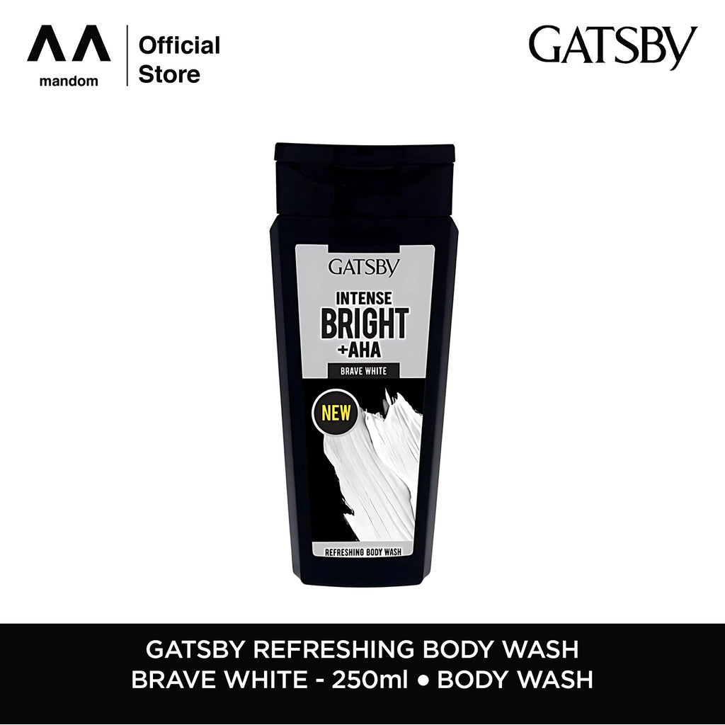 PAKET CERAH BERSIH (Aesthetic Bright Sunscreen Moisturizer, Cooling Face Wash - Perfect Clean, Refreshing Body Wash Brave White 250ml)