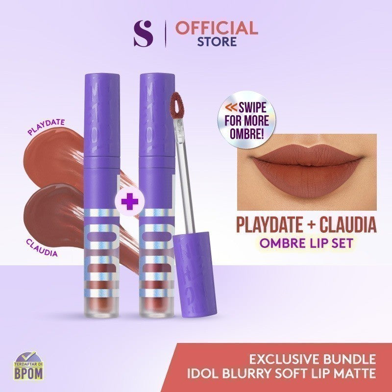 SOMETHINC Idol Blurry Soft Lip Matte - Lip Cream Matte - Lipstik