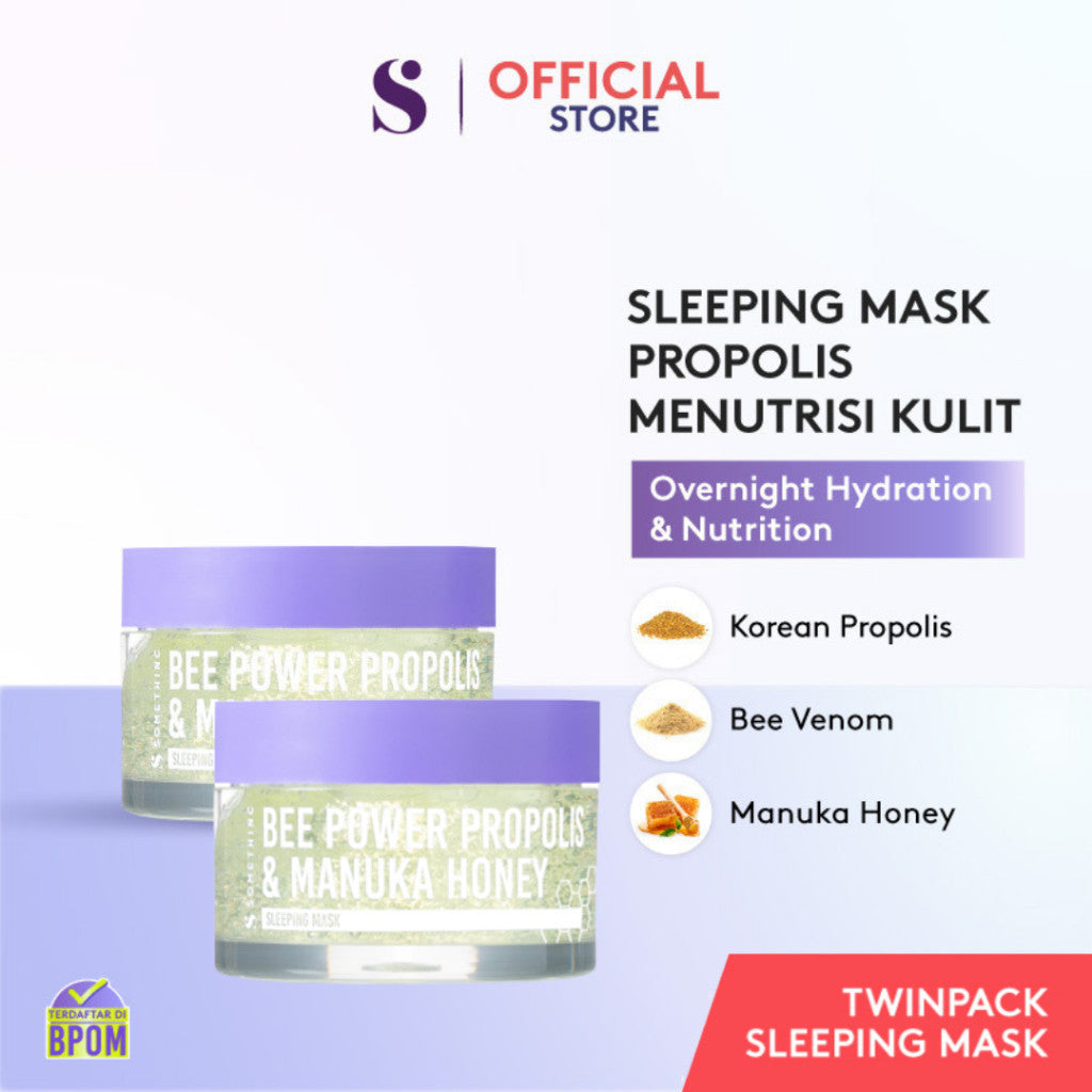 SOMETHINC Bee Power Propolis & Manuka Honey Sleeping Mask