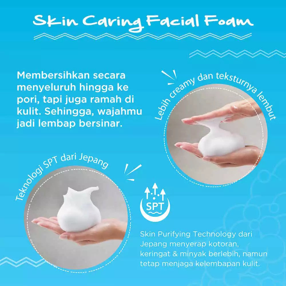 Biore Skin Caring Sabun Cuci Muka Untuk Kulit Berjerawat Acne Care Anti Bakteri 100 gr x 2