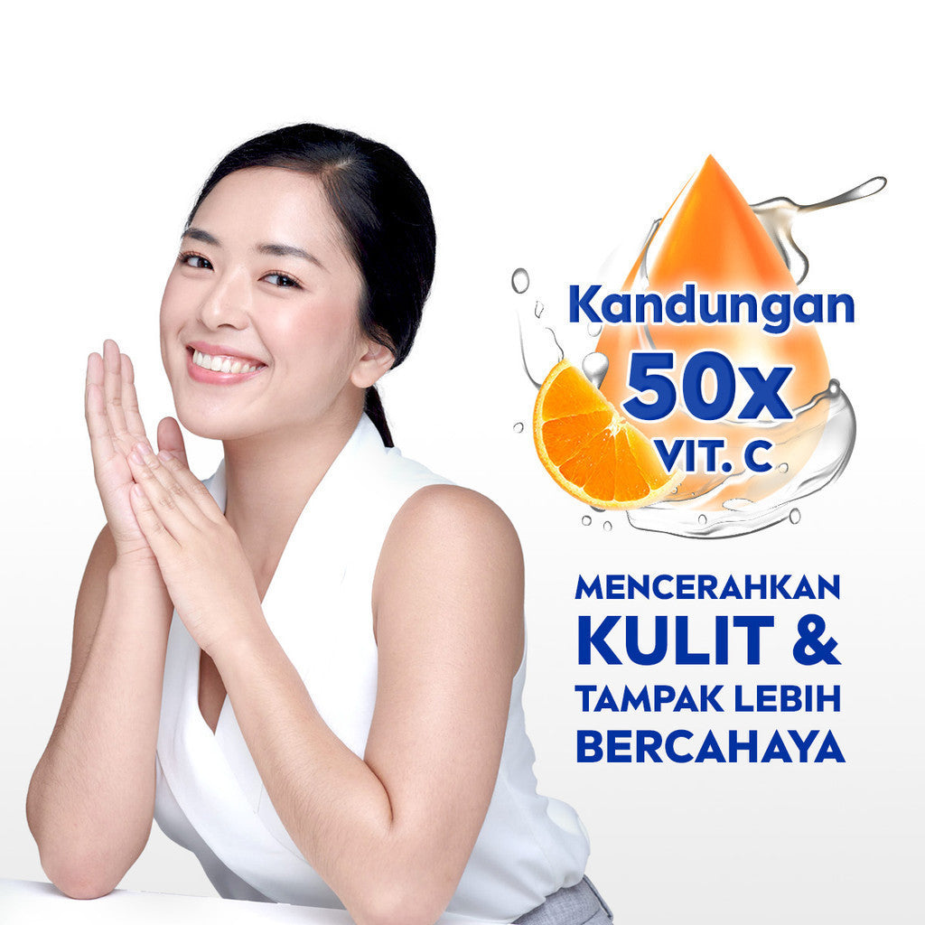 NIVEA Body Serum Extra Bright Vitamin Series (Niacinamide + Collagen + C&E) 180ml x3 - Mencerahkan, menyamarkan noda hitam, kulit kenyal dan terlihat muda dlm 5 hari - SPF15