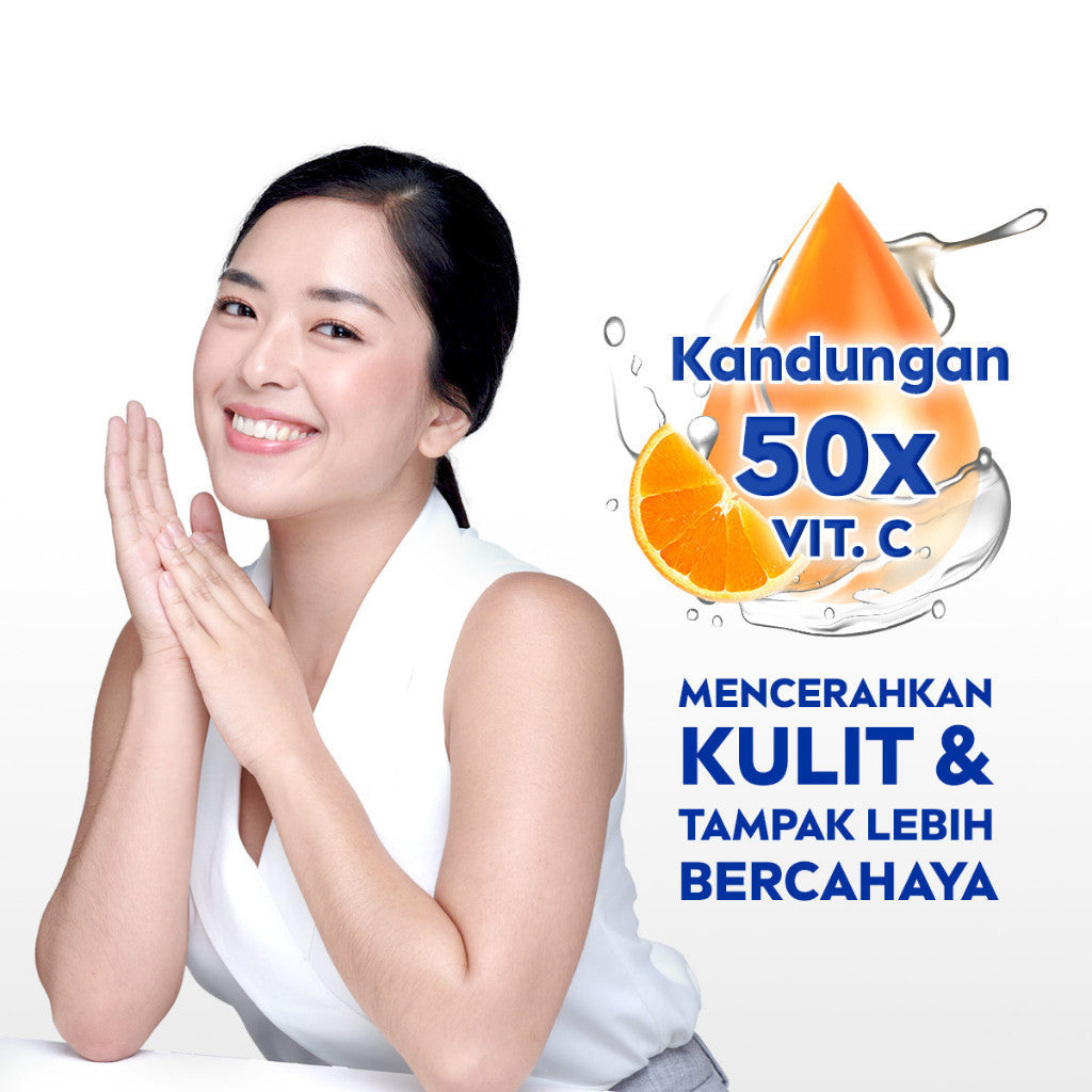 NIVEA Extra Bright Booster Night Set - C&E Body Lotion + Night Nourish Body Serum