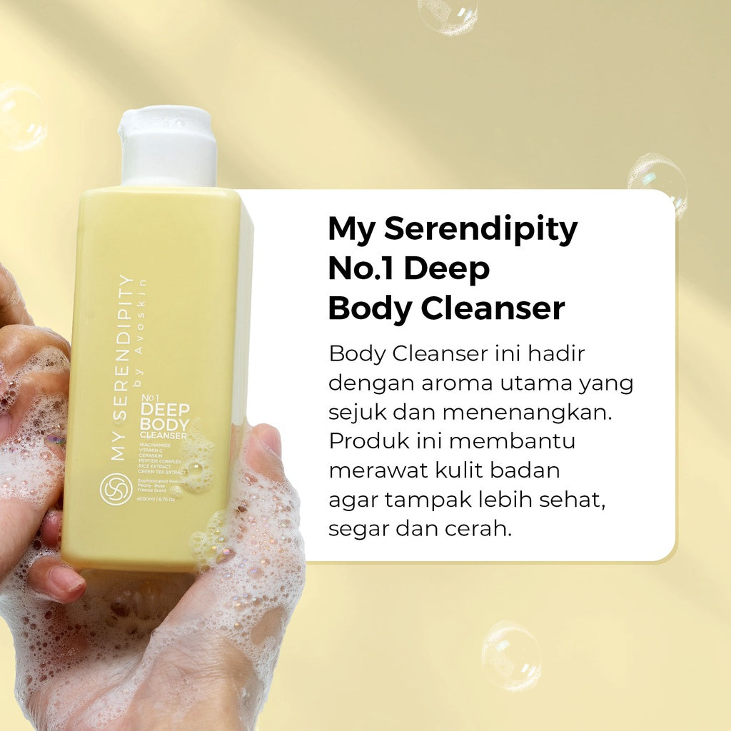 Deep Body Cleanser Avoskin My Serendipity No.1 200ml-Mencerahkan Kulit