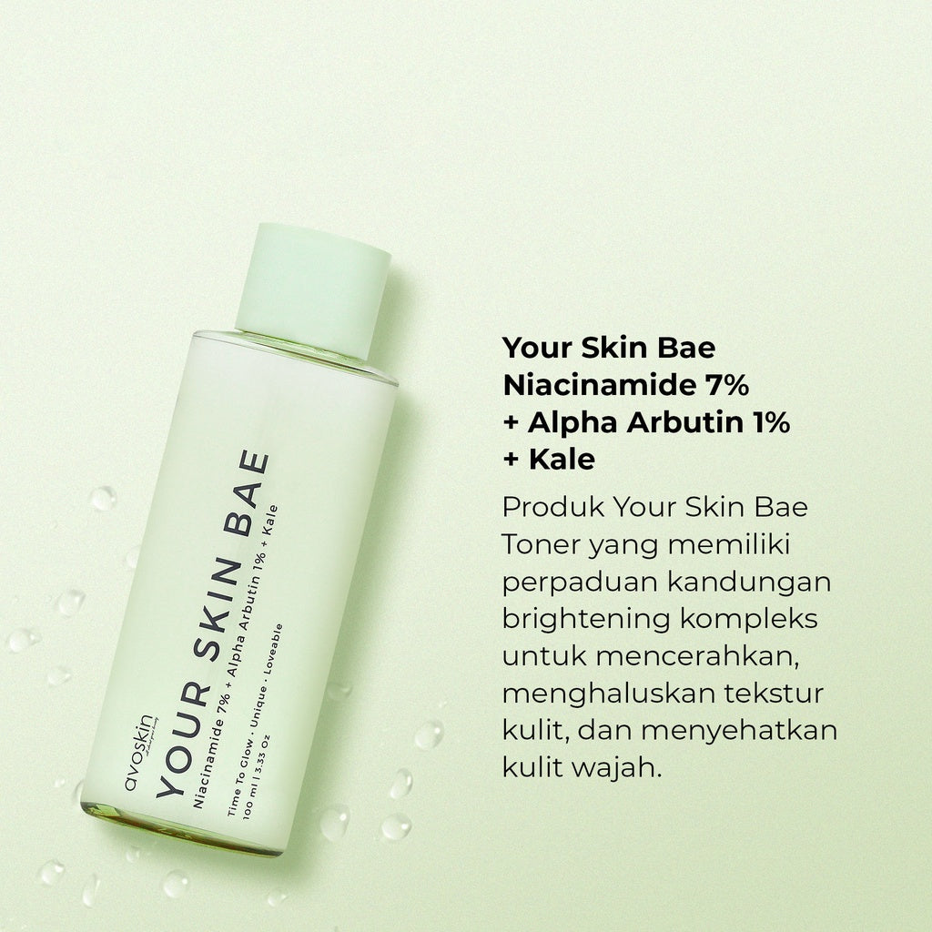 Toner Avoskin Your Skin Bae Niacinamide 100ml-Kulit Lembap & Cerah