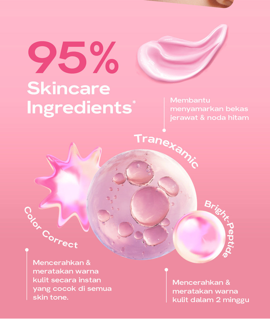 Wardah UV Shield Tinted Tone Up Sunscreen SPF 50 PA 30 ml Sunscreen Wajah Mencerahkan Wajah Samarkan Noda Hitam Tidak Lengket Cepat Meresap Makeup Primer-Skincare