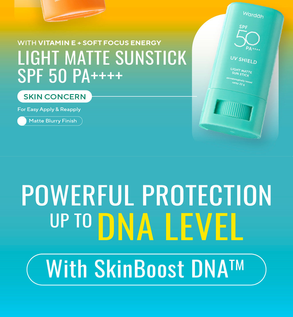 TWINPACK Wardah UV Shield Airy Smooth, Acne Calming, Aqua Fresh, Essential, Tone Up, Physical Sunscreen - Skincare