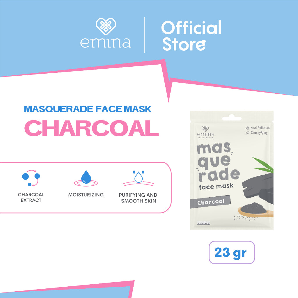 Emina Masquerade Face Mask 23 g - Sheet Mask Ekstrak Bahan Alami