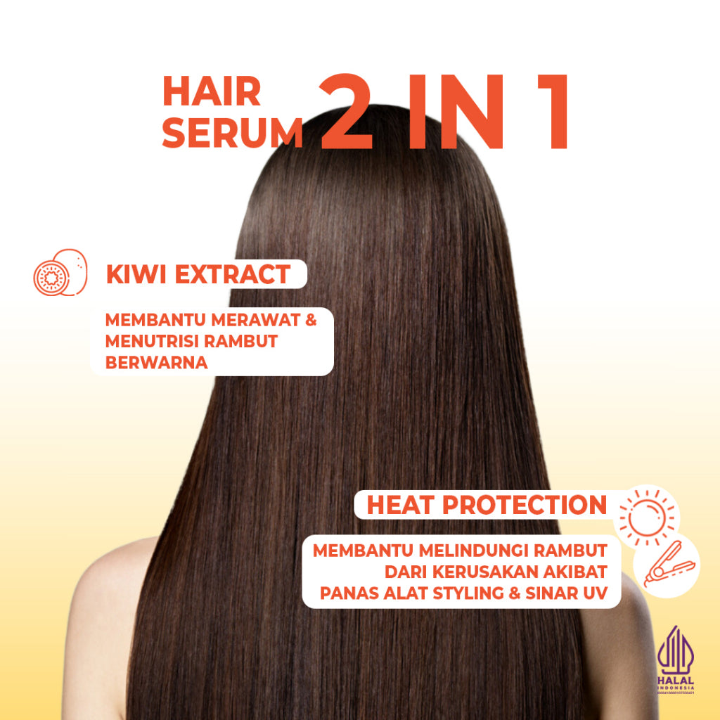PAKET ISI 3 Makarizo VITAGLITZ Hair Serum Shine Reflect Enchanter