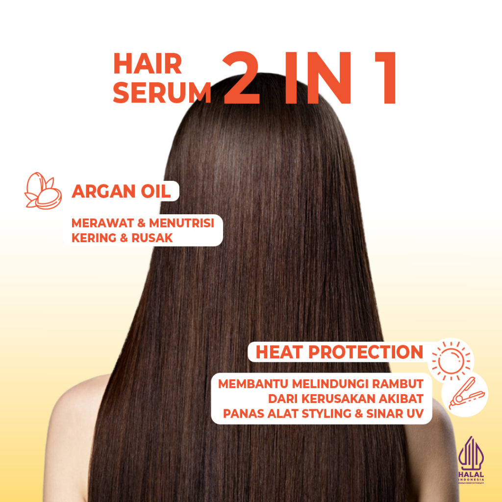 PAKET ISI 3 Makarizo VITAGLITZ Hair Serum Revitalizing Care - Serum Rambut Tube 8 mL