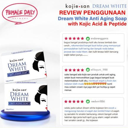 Paket Duo Kojie San Anti Aging Soap 135gr