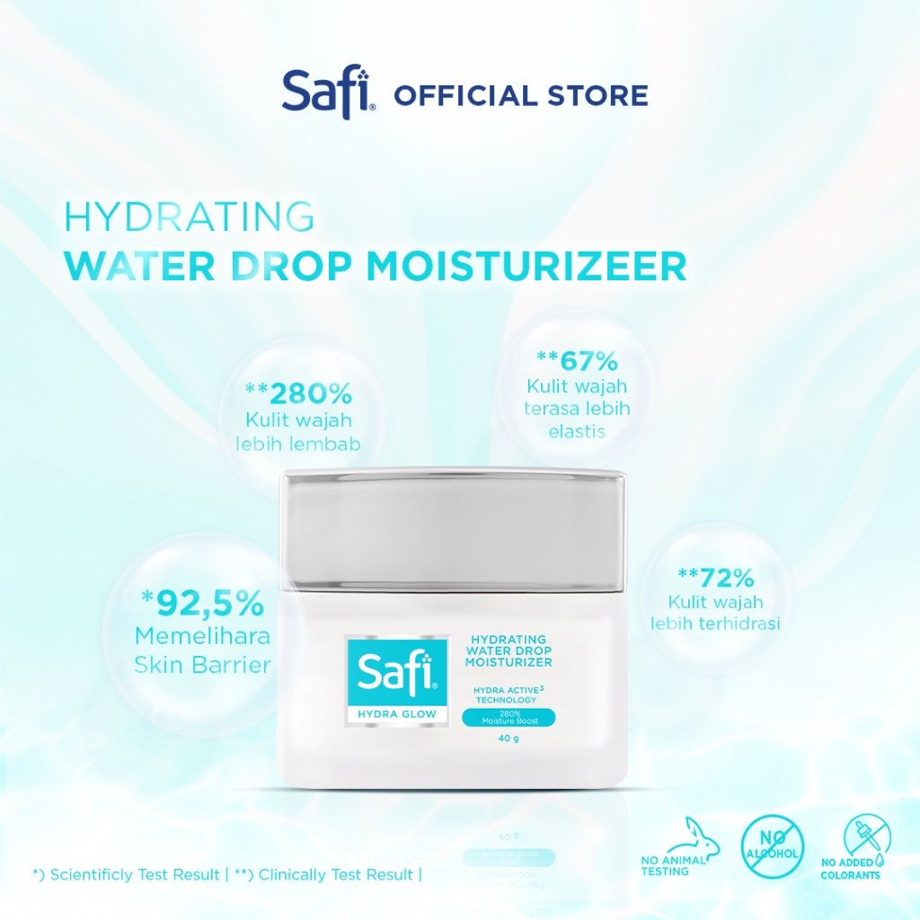 Safi Hydra Glow Hydrating Water Drop Moisturizer 40gr - Pelembap Wajah
