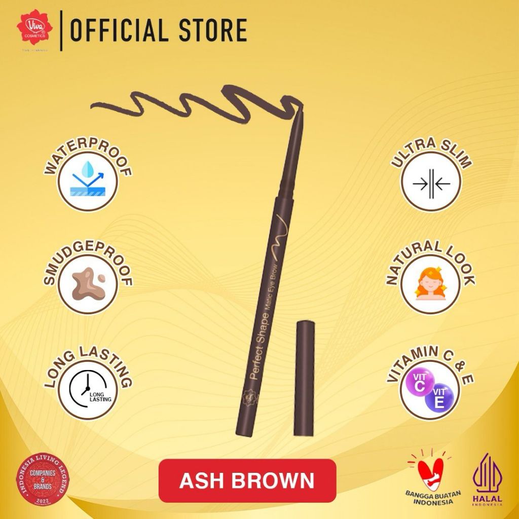 Viva Queen Perfect Shape Eyebrow Matic (WATERPROOF) - tersedia 3 varian warna