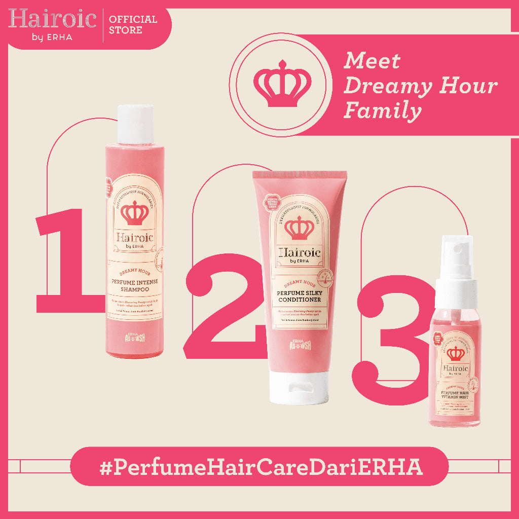 Hairoic Dreamy Hour Silky Conditioner 180ml - Parfum Kondisioner Rambut