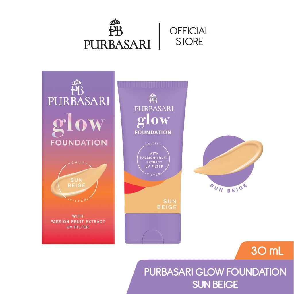 Tasty Beauty Package - Purbasari Effortless Lipstain + Glow Foundation FREE Granova