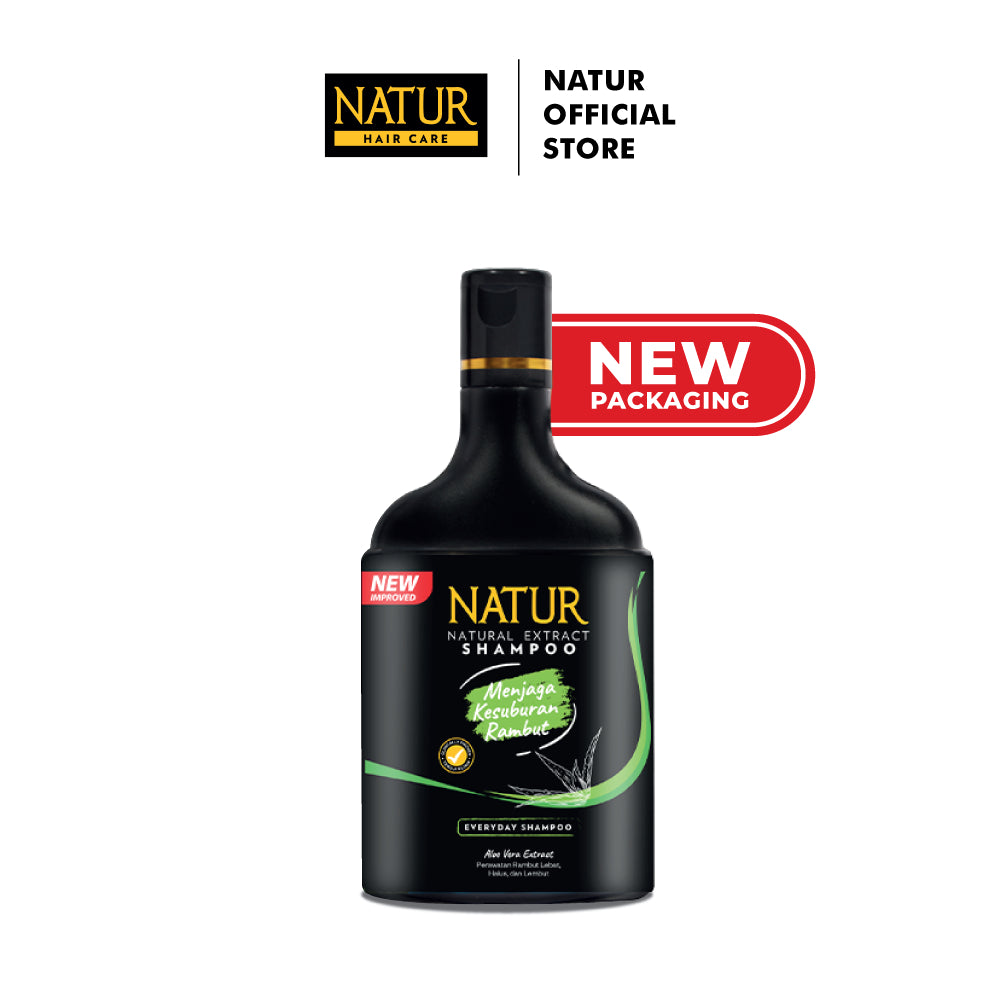 Triple Natur Shampoo Aloe Vera 270 ml - Paket Sampo Menebalkan Rambut 3 pcs