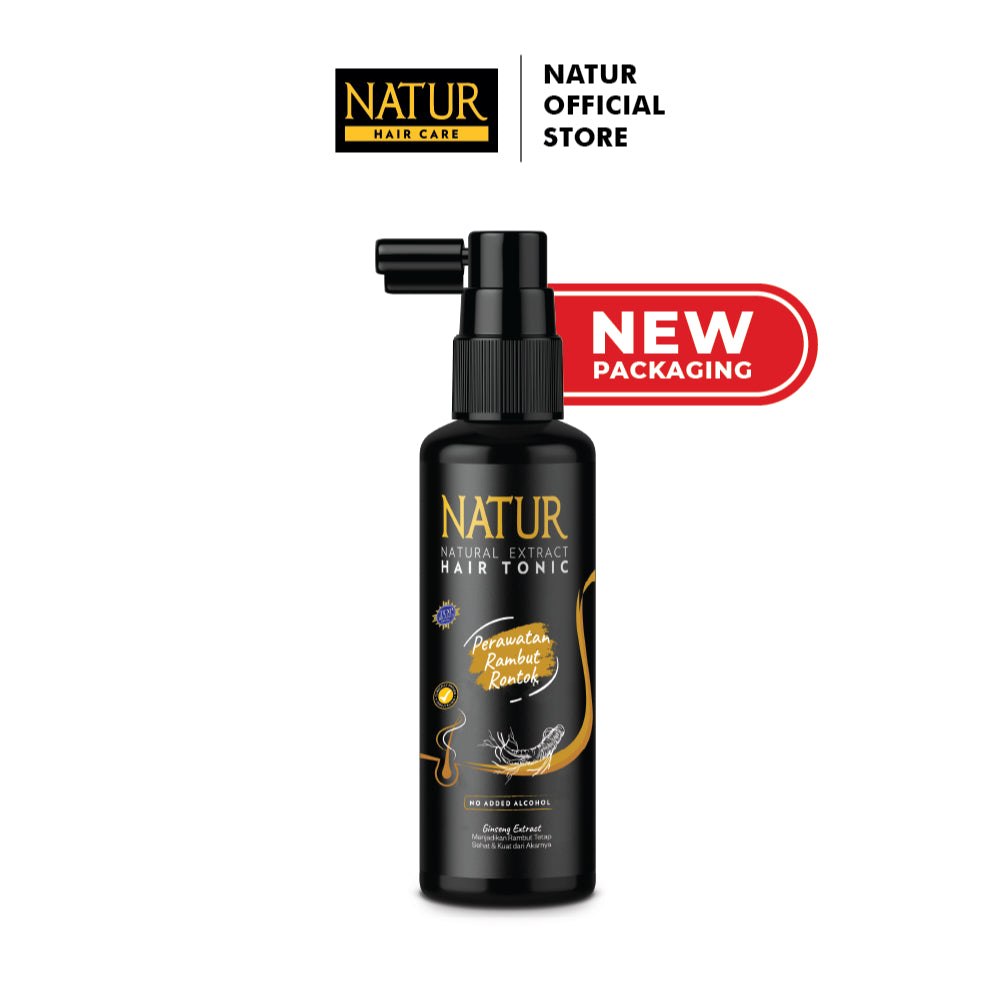Triple Natur Hair Tonic Ginseng 90 ml - Tonic Mengurangi Rambut Rontok 3pcs / Anti Hair Fall