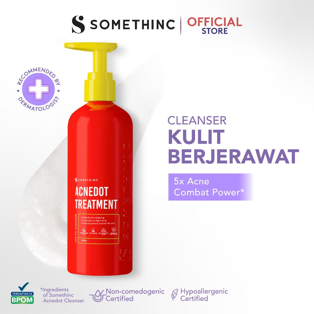 SOMETHINC - Cleanser Series Somethinc Low PH Jelly | ACNEDOT Treatment Low pH | Calm Down Skinpair Bubble | Sabun Cuci Muka Semua Jenis Kulit Pembersih Kotoran Kulit Tidak Ketarik All Skin Type Gentle Cocok untuk kulit sensitif