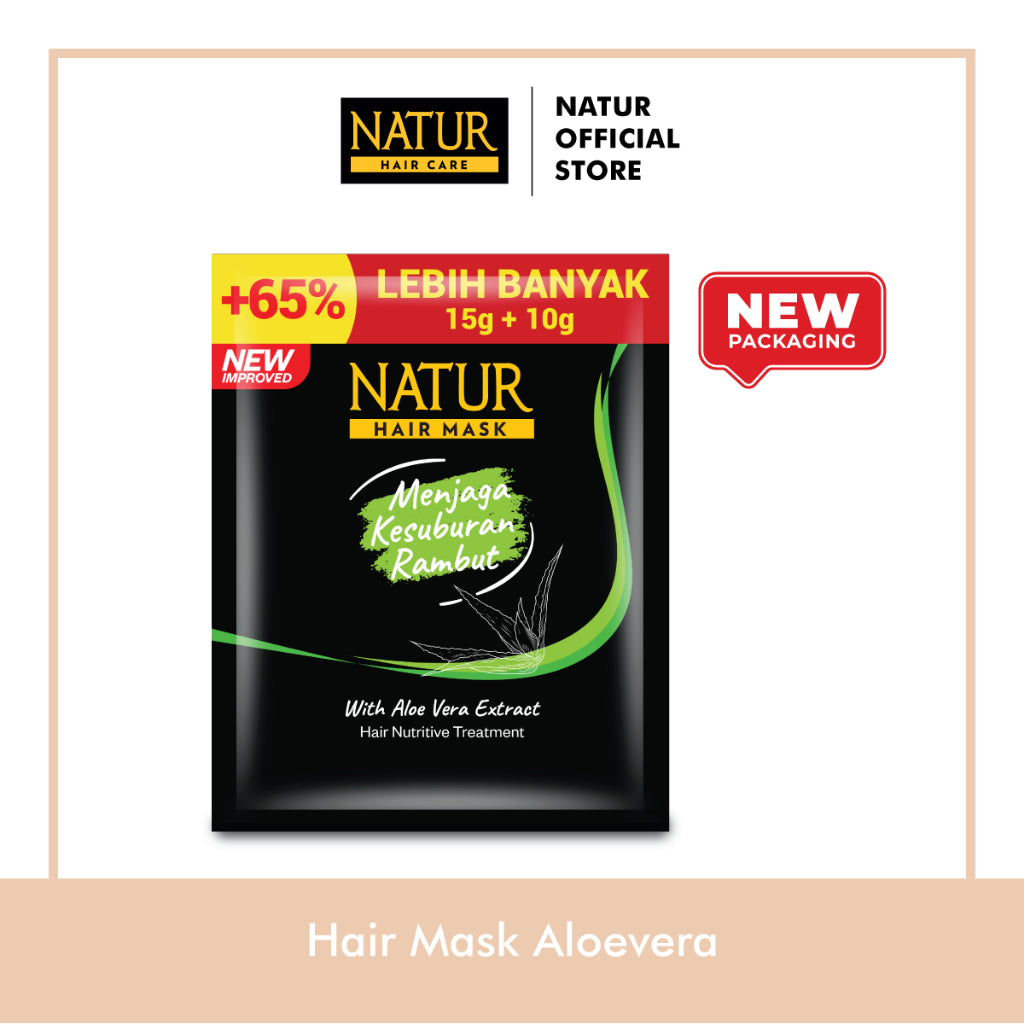Natur Hair Mask Nutritive Treatment - Masker Rambut Rusak