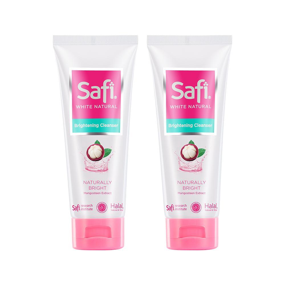 Safi White Natural Brightening Cleanser Mangosteen 100gr - Twinpack