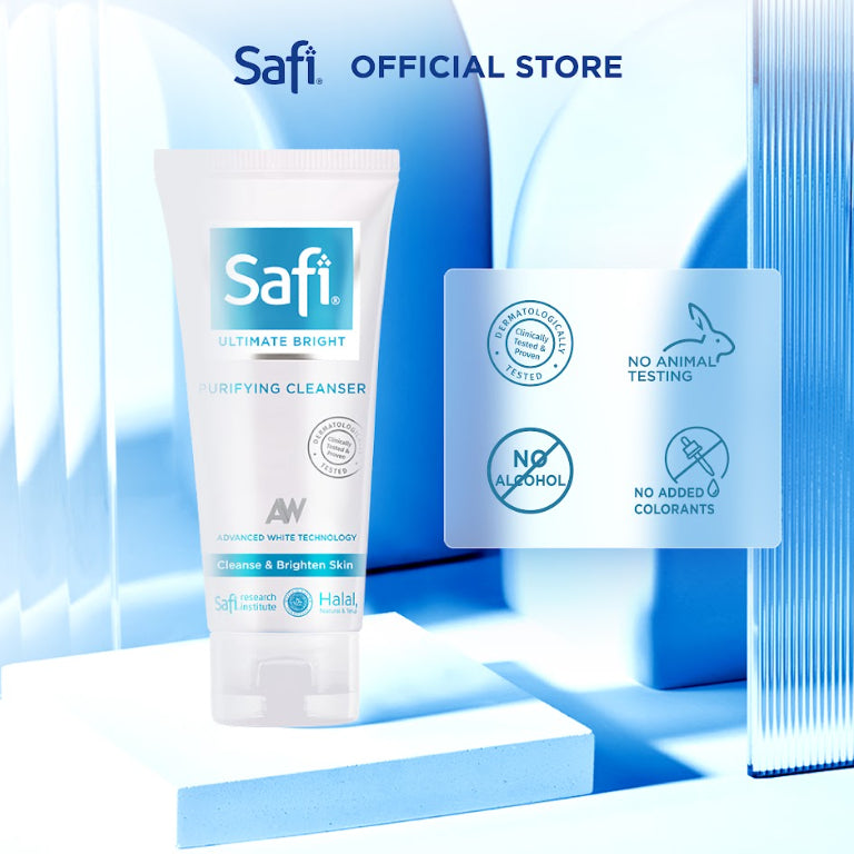 SAFI Ultimate Bright Purifying Cleanser 50gr Twinpack