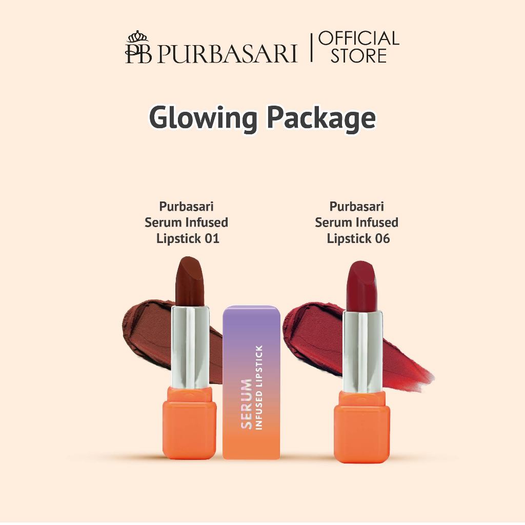 Purbasari Serum Infused Lipstick Ombre Package