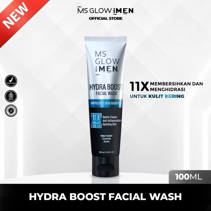 MS GLOW FOR MEN FACIAL WASH / Pilih Variasi