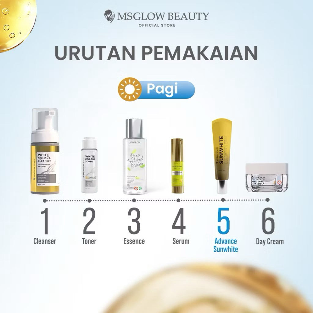 MS GLOW SUN WHITE VIT C - SUN SCREEN