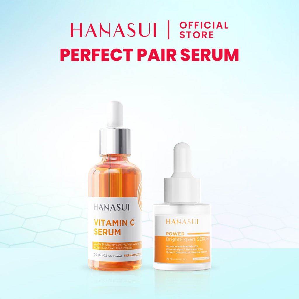 Hanasui Serum Vitamin C - Mencerahkan & Pudarkan Bintik Hitam 2% Vitamin C 2% Niacinamide 1% Betaine