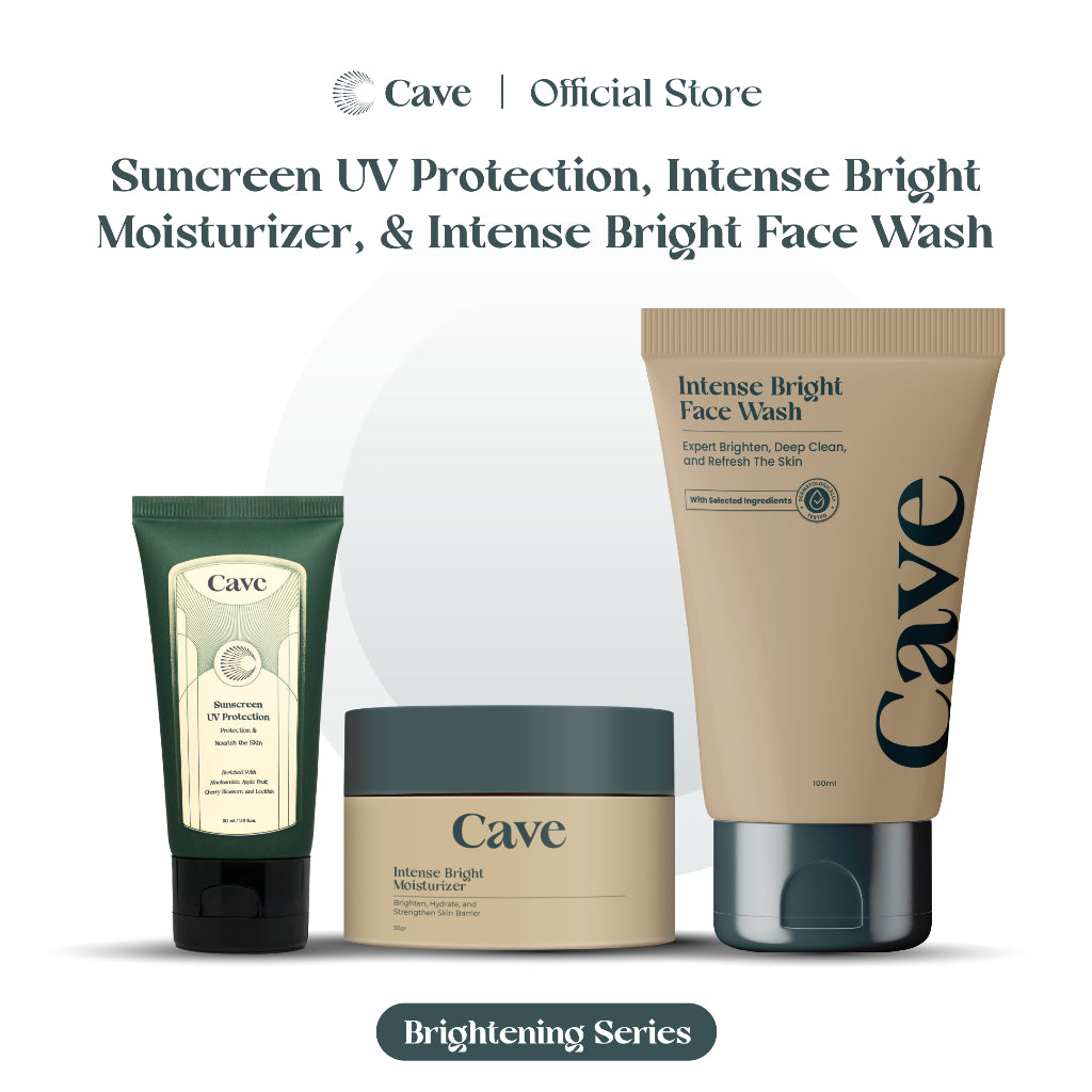 Cave Face Wash, Moisturizer, & Sunscreen for Brightening