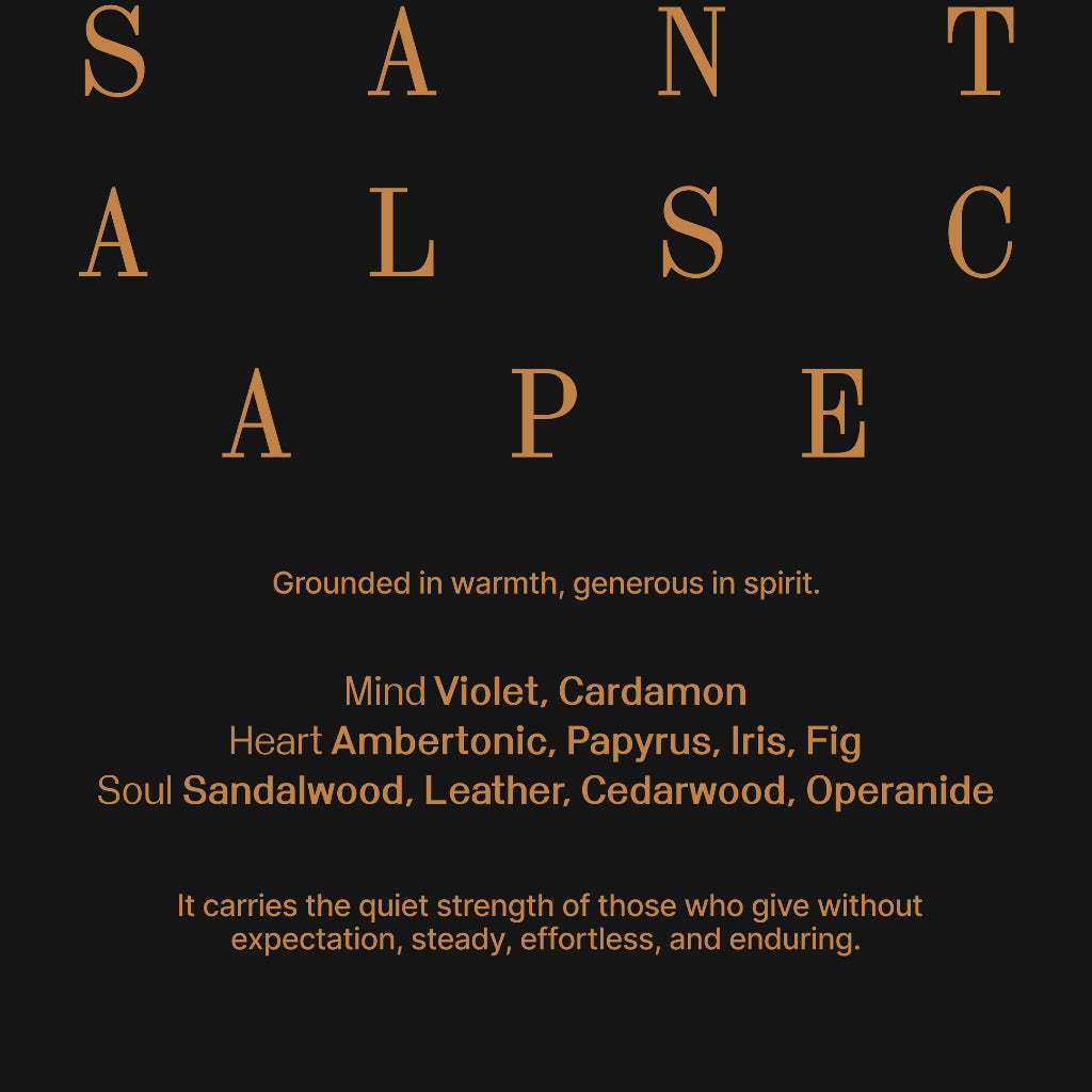 NEW! Kahf Santalscape Extrait de Parfum 50 ml - Oracle Series - Long-lasting Signature Fragrance (EDP) with Luxury Elegant Masculine Scent (Woody Ambery aroma) Wangi Tahan Lama