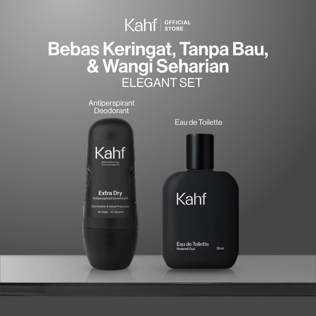 Kahf Paket Wangi Isi 2 (Deodorant + Eau de Toilette) - Suitable for Daily Use