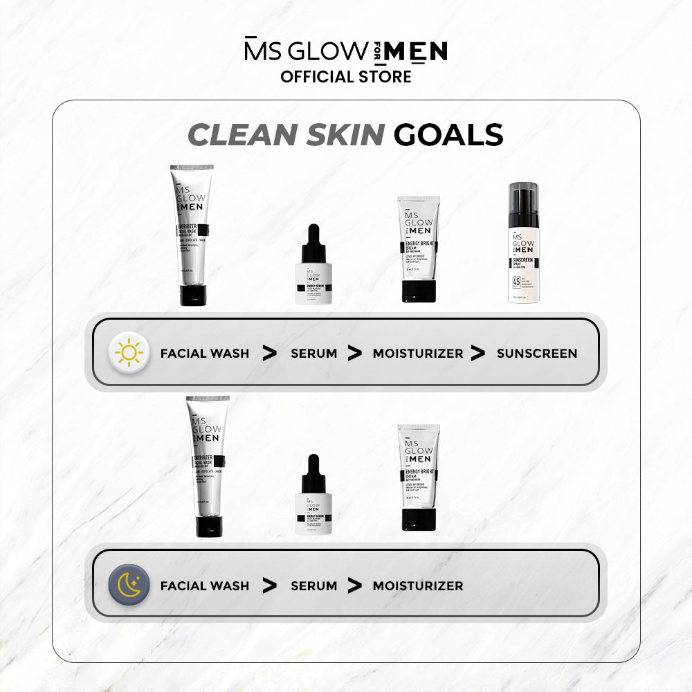 MS Glow For Men - Sunscreen Spray - 50 ml