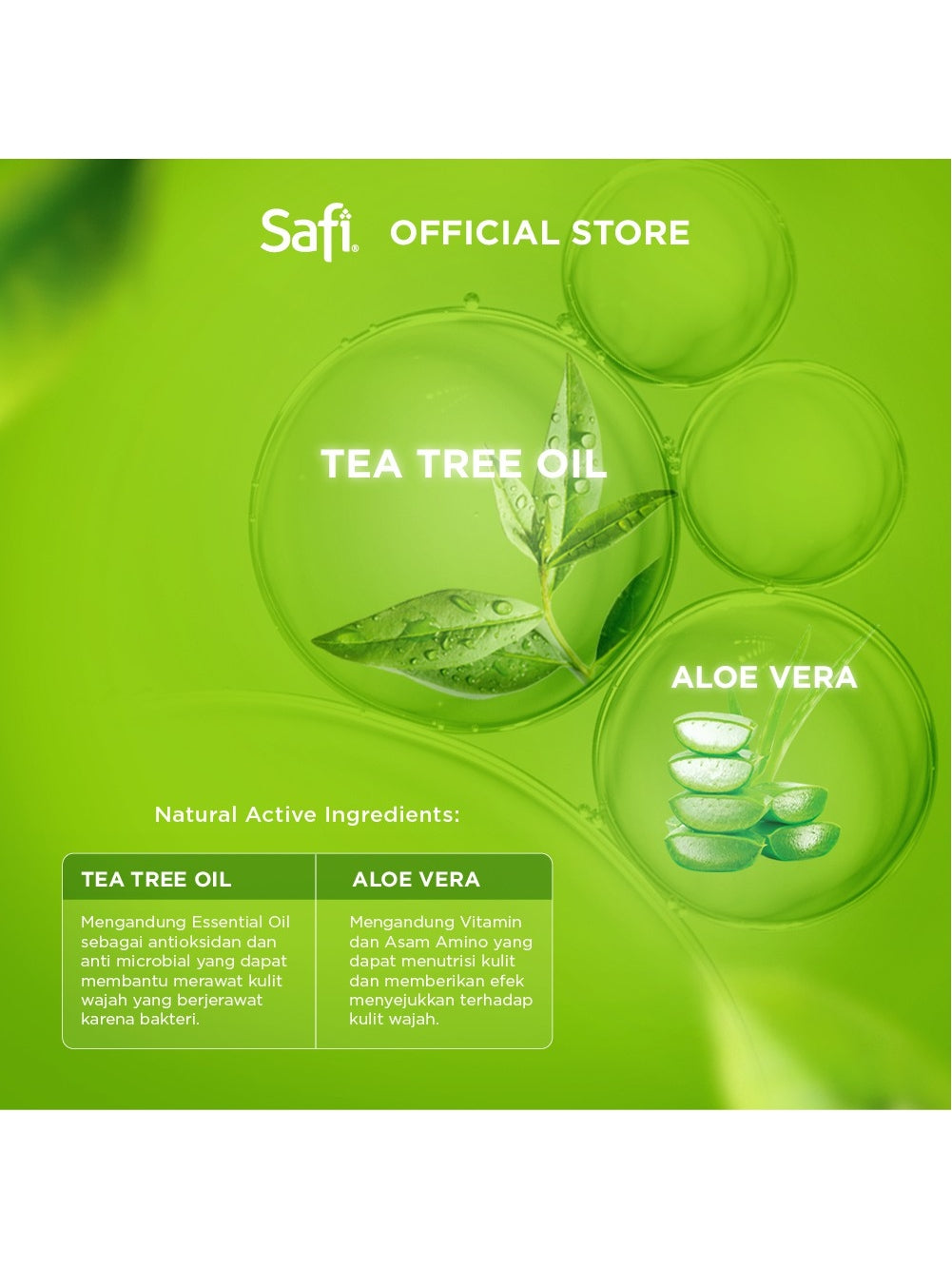 Safi Naturals Clarifying Cleanser Tea Tree Oil 50gr - Foam Cleanser