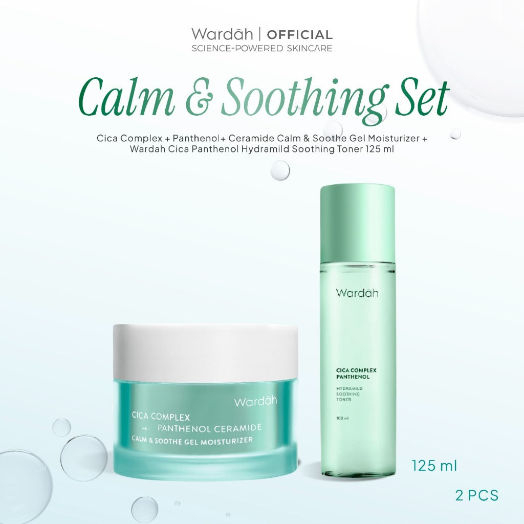 NEW! Wardah Cica Complex Panthenol Hydramild Soothing Toner 125 ml Hydrasoothe Formula Toner Wajah Facial Memudarkan Bekas Jerawat - Toner Badan - Skincare